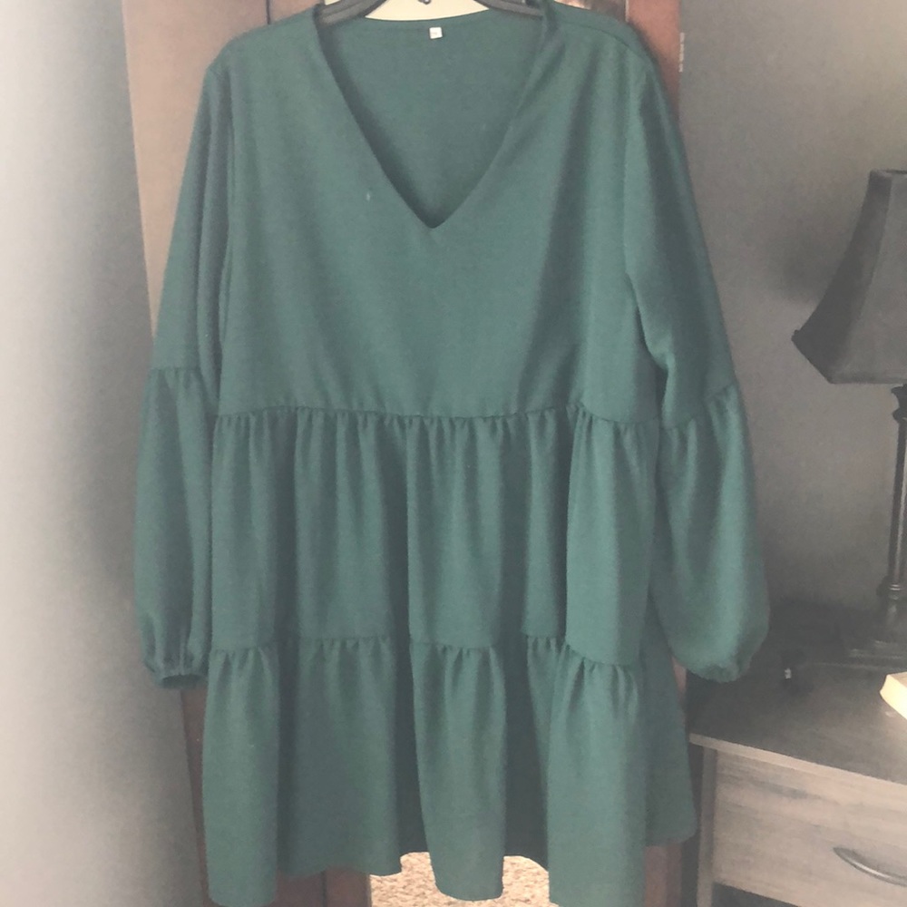Emerald green tunic